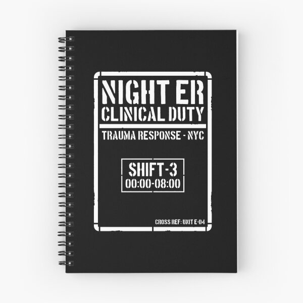 Item preview, Night ER Clinical Duty Trauma Response NYC Shift 3 designed and sold by SplashTastic.