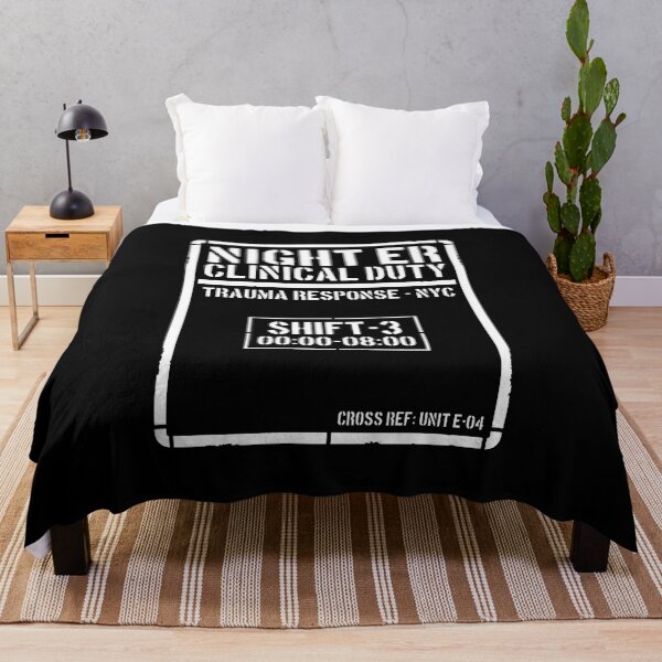 Item preview, Night ER Clinical Duty Trauma Response NYC Shift 3 designed and sold by SplashTastic.