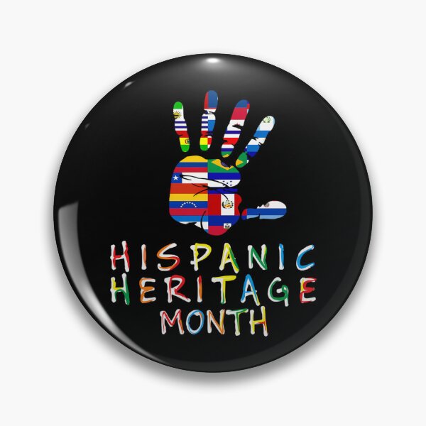 Item preview, Hispanic Heritage Month All Latin Countries Flags Hand Print Pride designed and sold by tyree-boston.
