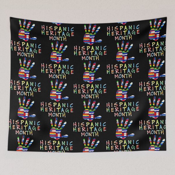 Item preview, Hispanic Heritage Month All Latin Countries Flags Hand Print Pride designed and sold by tyree-boston.