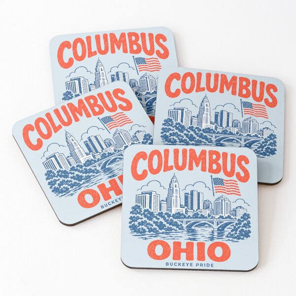 Item preview, Columbus Ohio Retro City designed and sold by HowToCanadian.