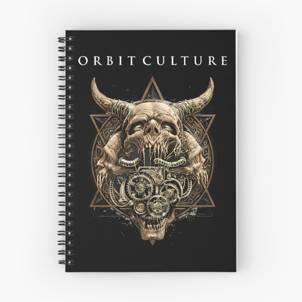 Item preview, Orbit Culture Heavy Death Metal Horned Skull designed and sold by HowardMichalArt.