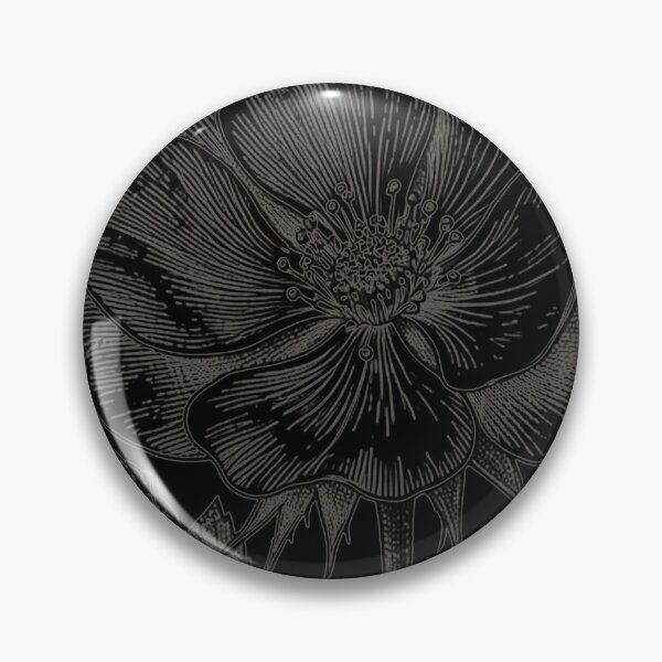 Item preview, Wild rose dark botanical designed and sold by Shadow Charm.