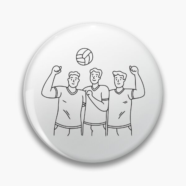 Item preview, A group of players celebrating a point in volleyball designed and sold by rasagamastore.