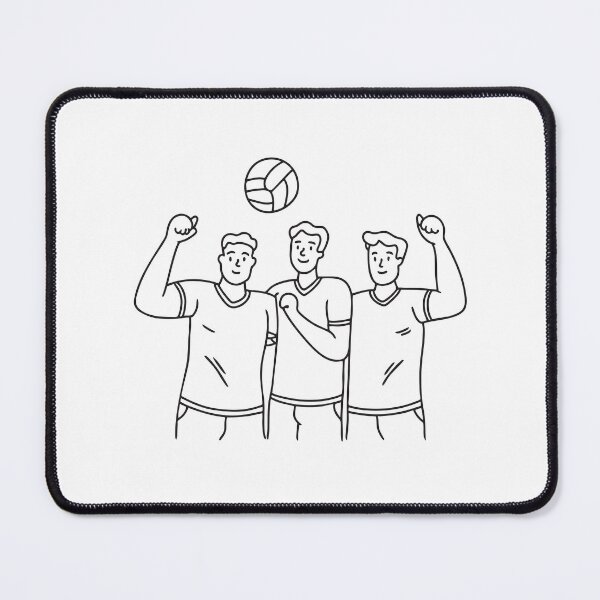Item preview, A group of players celebrating a point in volleyball designed and sold by rasagamastore.