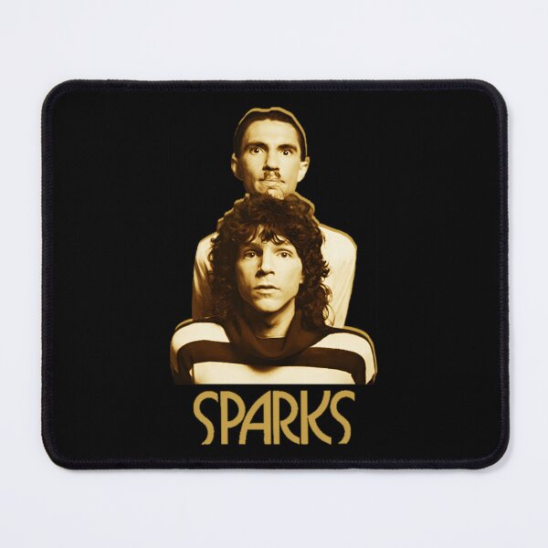 Item preview, Sparks Duo Pop Rock Music Band Portrait designed and sold by HowardMichalArt.