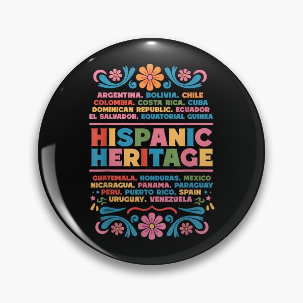 Item preview, Hispanic Heritage Month Rainbow Latino Country Flags Heart designed and sold by tyree-boston.