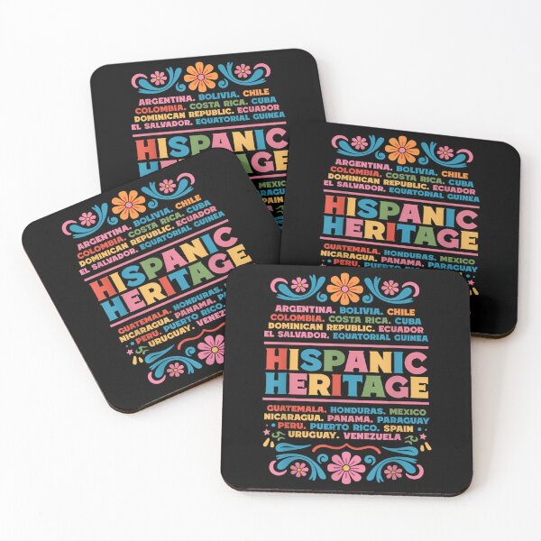 Item preview, Hispanic Heritage Month Rainbow Latino Country Flags Heart designed and sold by tyree-boston.
