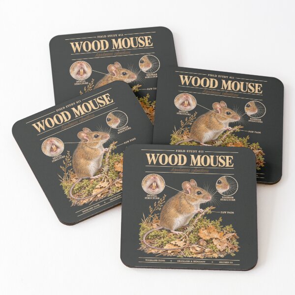 Item preview, Wood Mouse Scientific Illustration Natural History Study designed and sold by CalmCapy Co.
