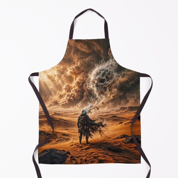 Item preview, Ghostly Skull in the Clouds – Epic Desert Art designed and sold by Marcu Ioachim.