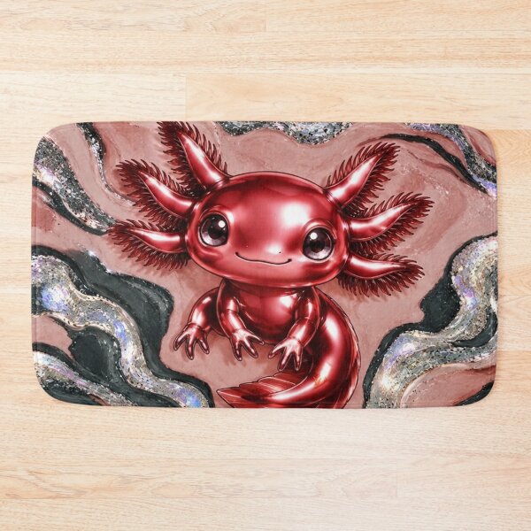Item preview, Cherry Axolotl on Glossy Marble designed and sold by Axokris.