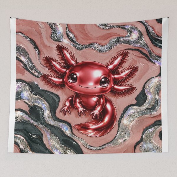 Item preview, Cherry Axolotl on Glossy Marble designed and sold by Axokris.