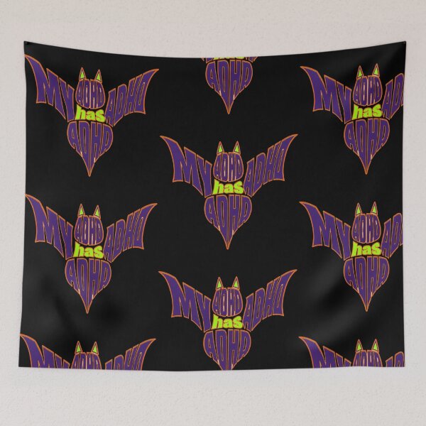 Item preview, My ADHD has ADHD Funny ADHD Halloween Bat designed and sold by T-version.