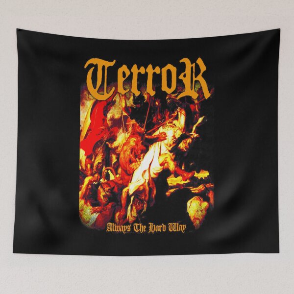 Item preview, Terror Hardcore Punk Band Always The Hard Way designed and sold by HowardMichalArt.