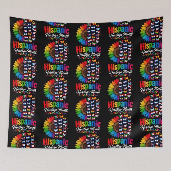 Item preview, Hispanic Heritage Month Sunflower Hispanic Countries Flags designed and sold by tyree-boston.
