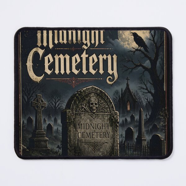 Item preview, Midnight Cemetery Wide Graveyard designed and sold by KristenosNehk.
