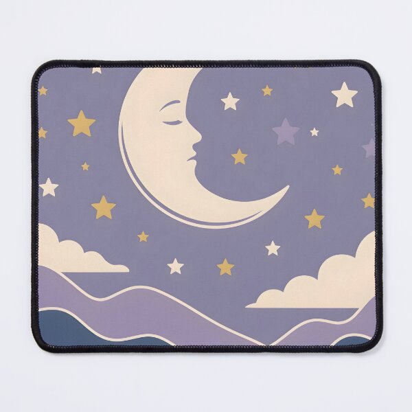 Item preview, Dreamy Crescent Moon Night Sky designed and sold by Herodestroyer.