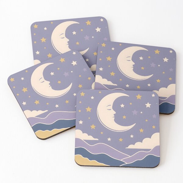 Item preview, Dreamy Crescent Moon Night Sky designed and sold by Herodestroyer.