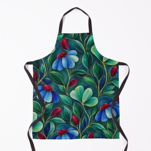 Item preview, Midnight Blue Botanical Garden Floral Design designed and sold by CJJRCollections.