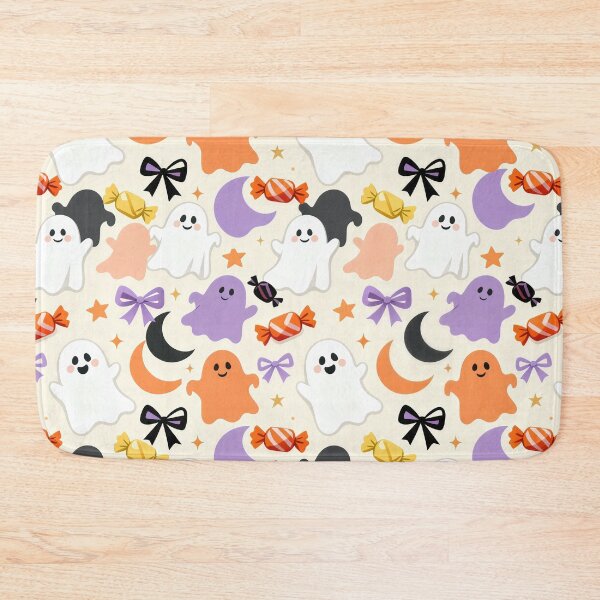 Item preview, Pastel Ghost Candy Moon Halloween Pattern designed and sold by Mimoshi ⭐⭐⭐⭐⭐.