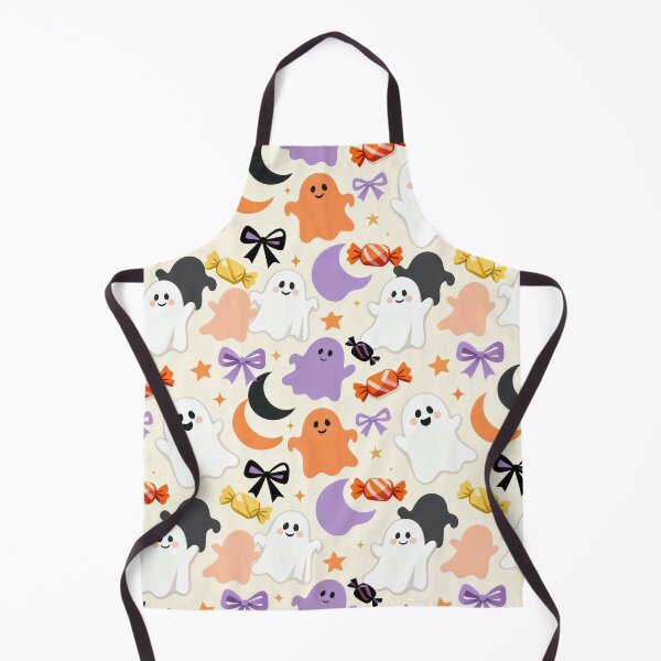Item preview, Pastel Ghost Candy Moon Halloween Pattern designed and sold by Mimoshi ⭐⭐⭐⭐⭐.