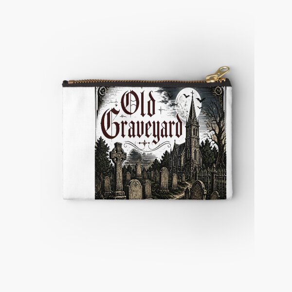Item preview, Old Graveyard Woodcut Panorama designed and sold by KristenosNehk.