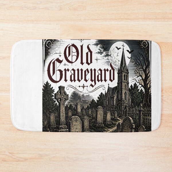 Item preview, Old Graveyard Woodcut Panorama designed and sold by KristenosNehk.