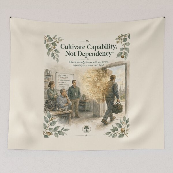 Item preview, Cultivate Capability Not Dependency designed and sold by TheMethod.