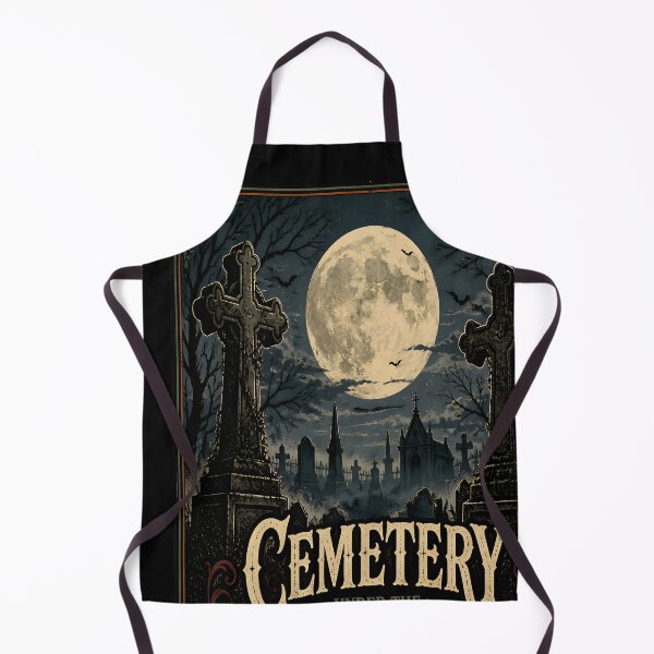 Item preview, Cemetery Under the Moon Moon Framed by Crosses designed and sold by KristenosNehk.