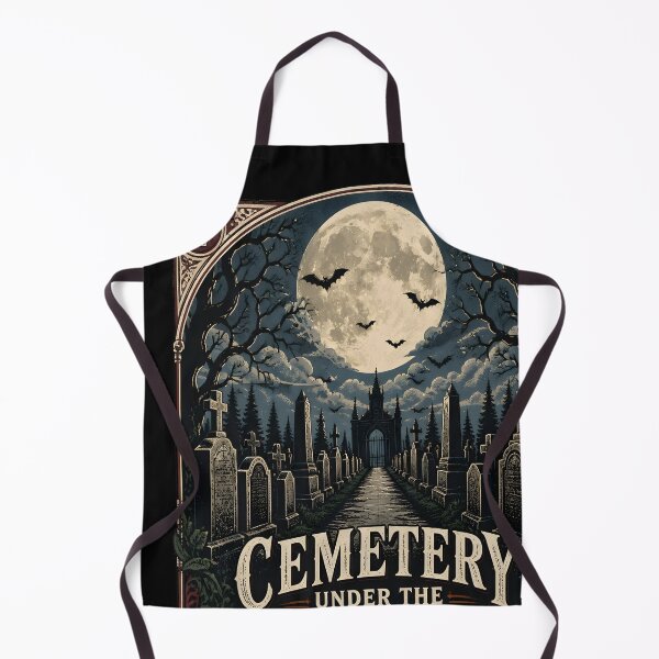 Item preview, Cemetery Under the Moon Moonlit Aisle designed and sold by KristenosNehk.