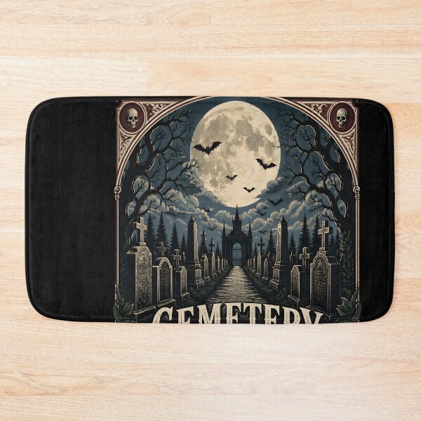 Item preview, Cemetery Under the Moon Moonlit Aisle designed and sold by KristenosNehk.