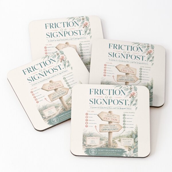 Item preview, Friction Is a Signpost designed and sold by TheMethod.