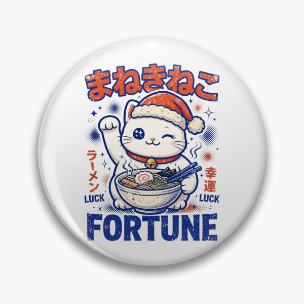 Item preview, Maneki Neko Christmas Fortune Lucky Cat Ramen designed and sold by Yellowriversss.