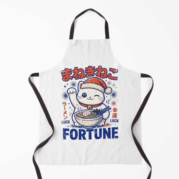 Item preview, Maneki Neko Christmas Fortune Lucky Cat Ramen designed and sold by Yellowriversss.