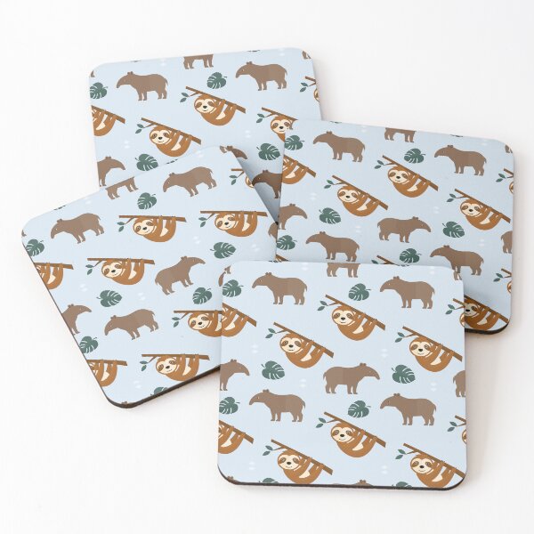 Item preview, Jungle adventures on blue designed and sold by reneesillus.