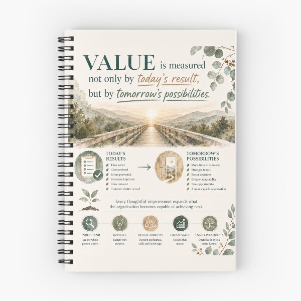 Item preview, Value Is Measured by Possibility designed and sold by TheMethod.