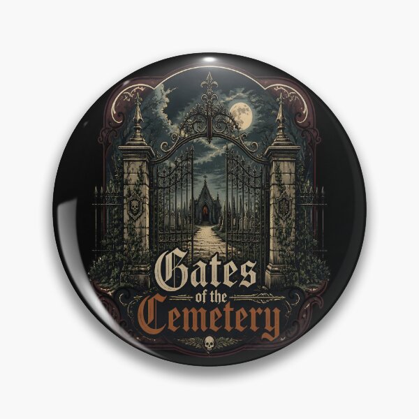 Item preview, Gates of the Cemetery Iron Gate Emblem designed and sold by KristenosNehk.