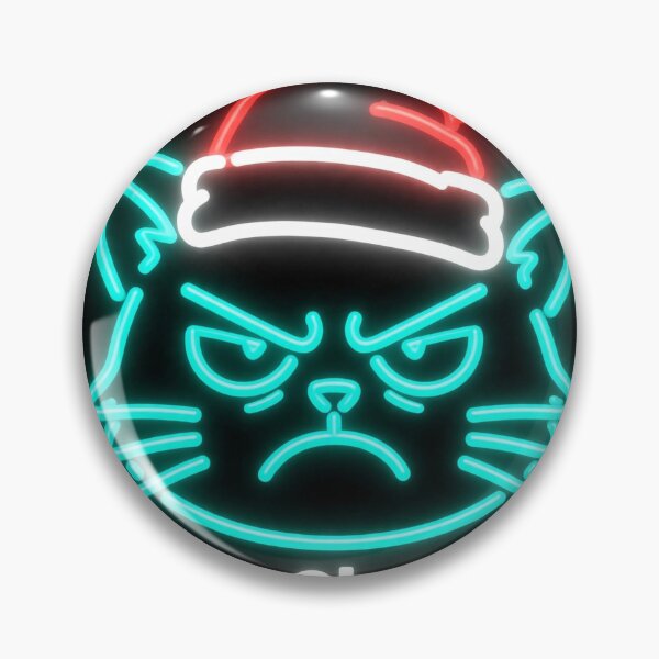 Item preview, Meowy Christmas Neon Sign Grumpy Cat designed and sold by Neshmi.