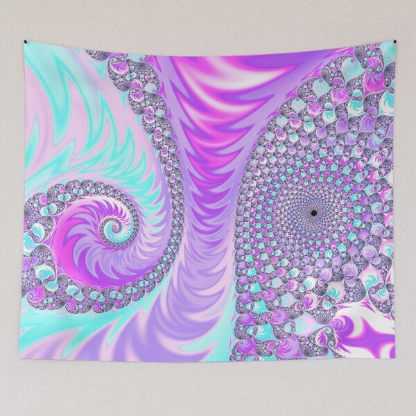 Item preview, Cyan and Pink Spiral designed and sold by Kaleiope Studio.