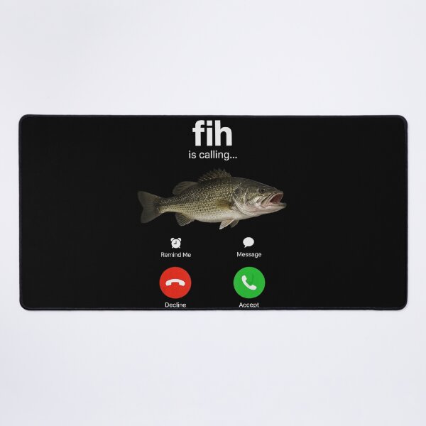 Item preview, Fih Is Calling Funny Bass Fishing Fisherman Angler Gift designed and sold by ZadehsiGG.