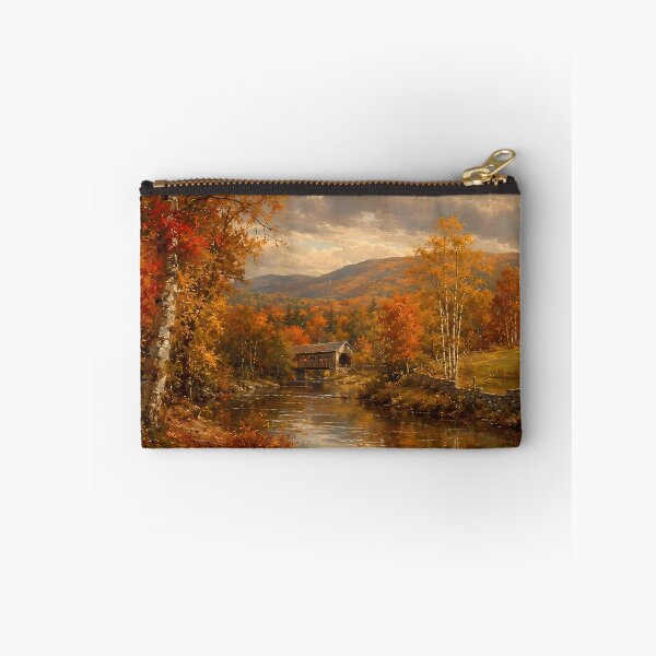 Item preview, Rustic Vibe Covered Bridge Fall  designed and sold by gulsumkiyan.