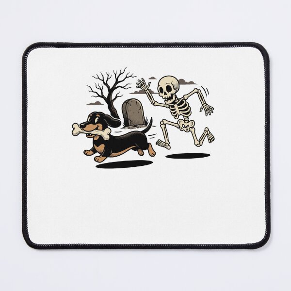 Item preview, Funny Dachshund Skeleton Halloween Dog Owner designed and sold by ZAbiriarto.