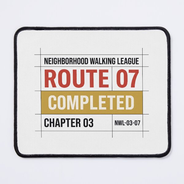 Item preview, Neighborhood Walking League Route 07 Spec Sheet Graphic designed and sold by SplashTastic.