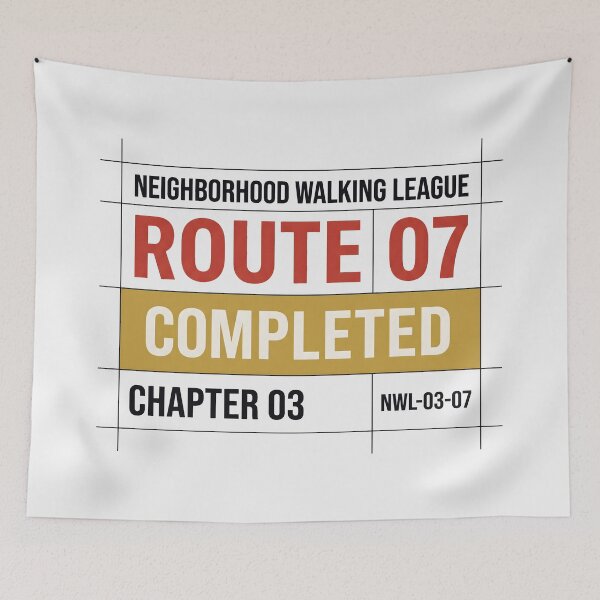 Item preview, Neighborhood Walking League Route 07 Spec Sheet Graphic designed and sold by SplashTastic.