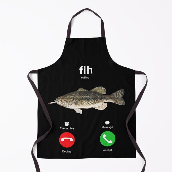 Item preview, Fih Calling Funny Fishing Meme Bass Angler designed and sold by ZadehsiGG.