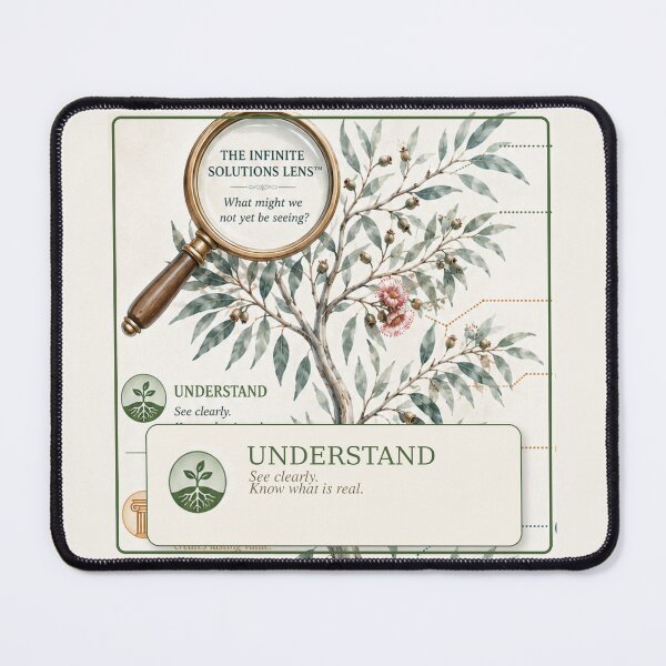 Item preview, Understand Clearly Botanical Coaster Art designed and sold by TheMethod.