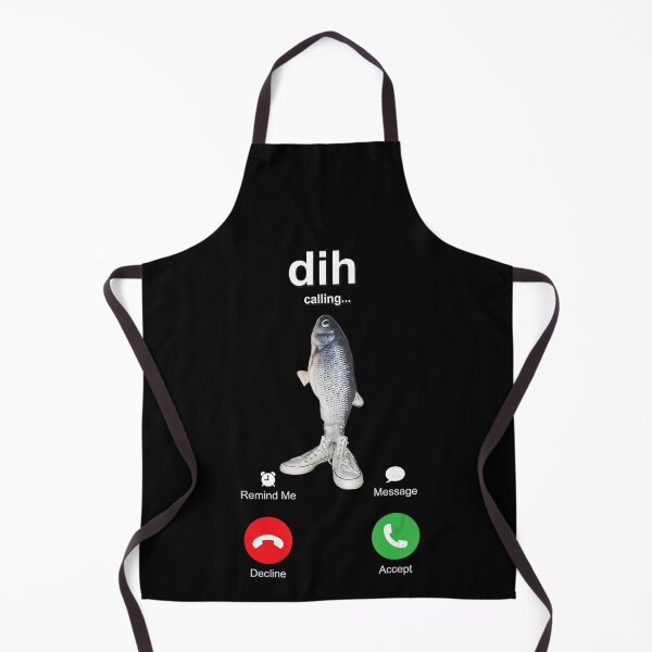 Item preview, Dih Calling... Meme Absurd Humor Fish With Legs designed and sold by ZadehsiGG.