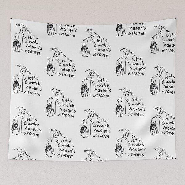Item preview, Lets Watch Hasanabi Together designed and sold by gilm-ori.