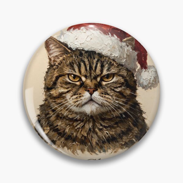 Artikelvorschau, Miauendes Weihnachts-Ölgemälde: Grumpy Cat entworfen und verkauft von Neshmi.