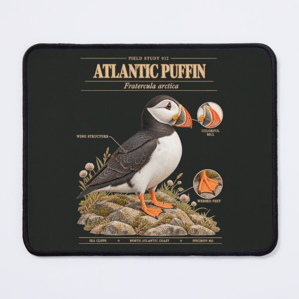 Item preview, Puffin Scientific Illustration Natural History Field Study designed and sold by CalmCapy Co.